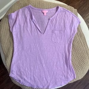 Lilly Pulitzer lavender t-shirt